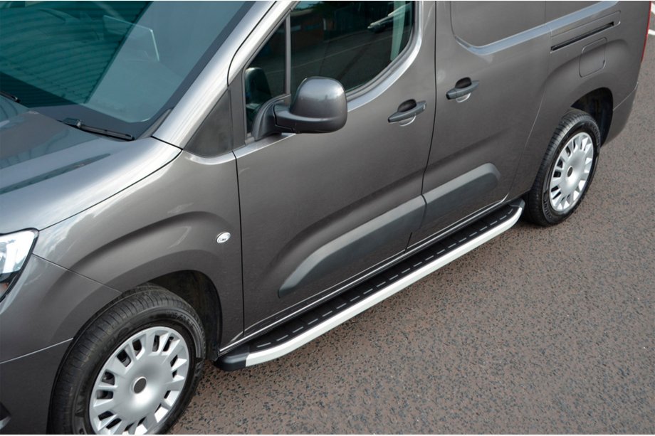 Peugeot Partner/Rifter 2019- Seitenschweller Fullmond (2 Stk., Aluminium) Langer Radstand Foto 5