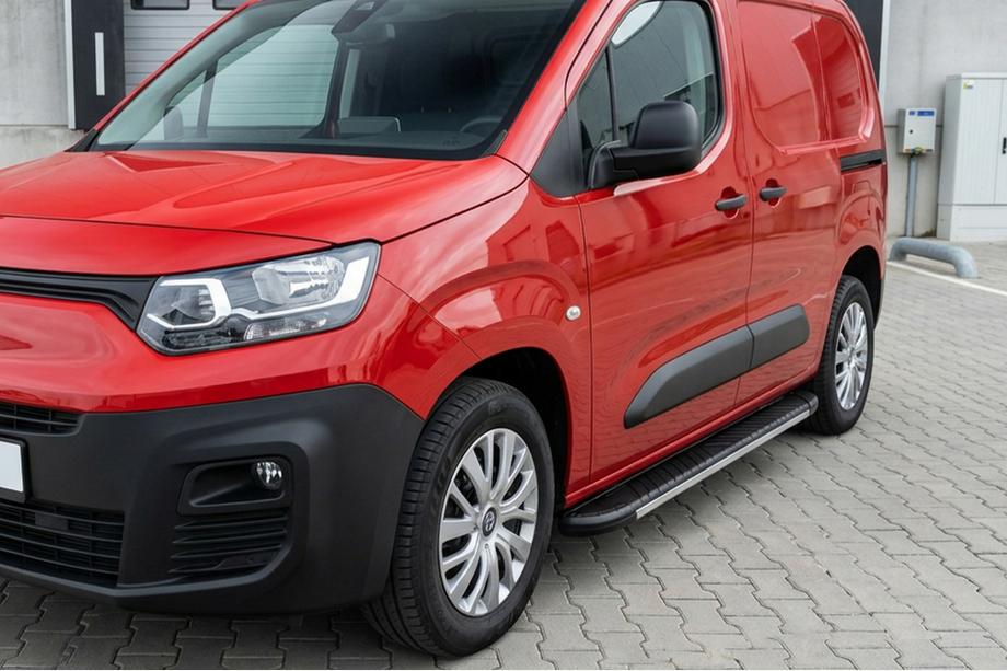 Peugeot Partner/Rifter 2019- Trittbretter Bosphorus Grey (2 Stk., Aluminium) Image