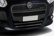 Fiat Doblo II 2010-2022 Abdeckung für unteren Kühlergrill (2010-2015, 2 Stk, Edelstahl) Foto 1