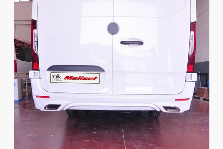 Mercedes Sprinter W907/W910 2018- Heckstoßstangenabdeckung (grundiert zum Lackieren) Foto 3