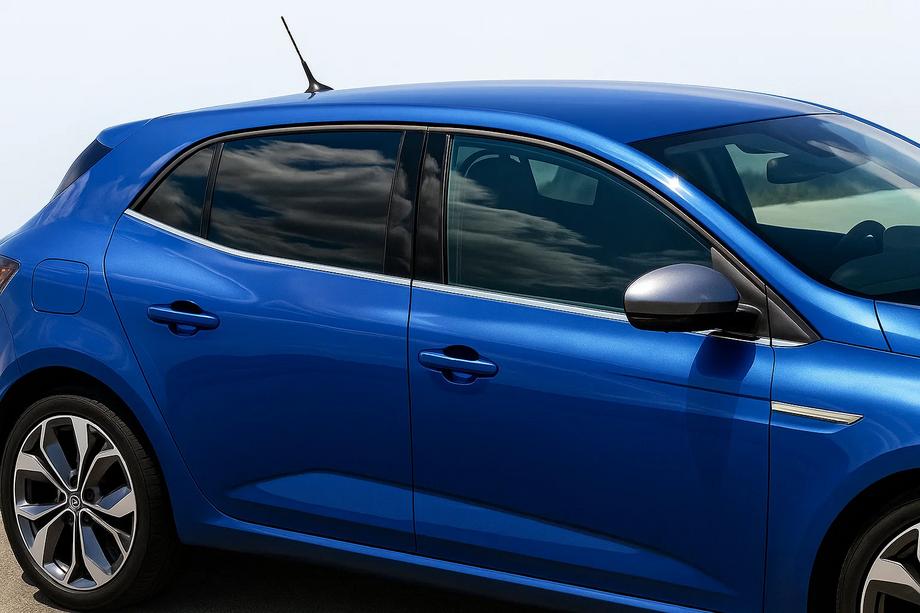 Renault Megane IV 2016-2025 Fensterunterkante Chromleisten (HB, 6 Stk, Edelstahl) Image