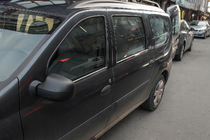 Renault Logan MCV 2005-2013 Fensterrahmen Zierleisten Aussen Edelstahl (4 Stk) Carmos - Türkischer Edelstahl Foto 3