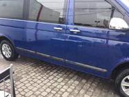 Volkswagen T5 Multivan 2003–2010 Türleisten (Edelstahl, Schwarz Chrom) Foto 2