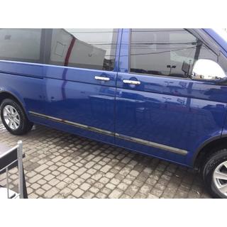Türleisten (Edelstahl, Schwarz Chrom) Volkswagen T5 Caravelle 2004-2010 Foto 2