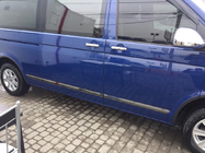 Volkswagen T5 2010-2015 Türleisten (Edelstahl, Schwarz Chrom) Foto 2