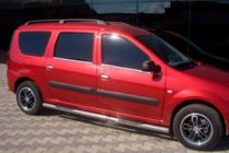 Renault Logan MCV 2005-2013 Seitliche Rohre (2 Stk., Edelstahl) Foto 2