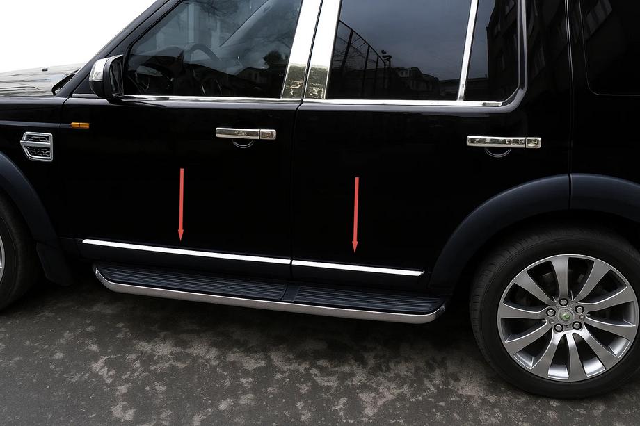 Land Rover Discovery III 2004–2009 Türleisten OmsaLine (4 Stk., Edelstahl) Image