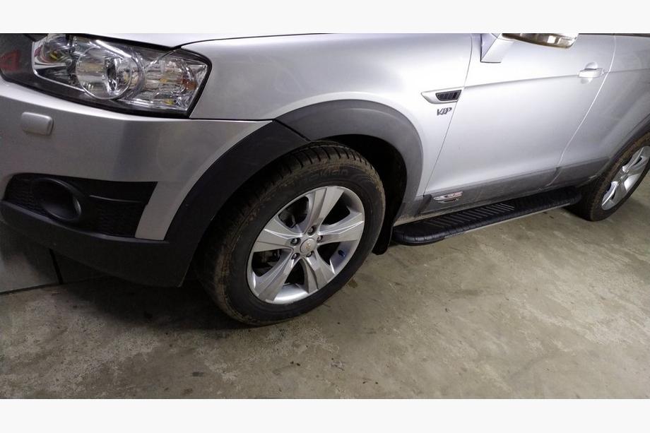 Chevrolet Captiva 2006-2019 Trittbretter Bosphorus Grey (2 Stk., Aluminium) Image