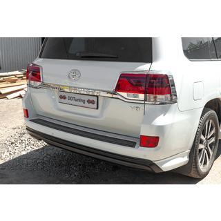 Chrom Rückleuchten Abdeckungen (2015+, 4-teilig, Kunststoff) Toyota Land Cruiser 200 2007-2021 Foto 4