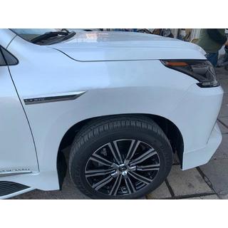 Emblem Set in Carbon-Optik (4 Stk) Lexus LX570/450d 2008-2022 Foto 3