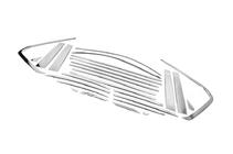 Toyota Land Cruiser 200 2007-2021 Komplette Fenster- und Säulenverkleidung Edelstahl Foto 5