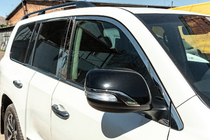 Toyota Land Cruiser 200 2007-2021 Komplette Fenster- und Säulenverkleidung Edelstahl Foto 9