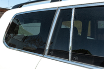 Toyota Land Cruiser 200 2007-2021 Komplette Fenster- und Säulenverkleidung Edelstahl Foto 12