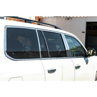 Komplette Fenster- und Säulenverkleidung Edelstahl Lexus LX570/450d 2008-2022 Foto 2