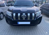 Toyota Land Cruiser Prado 150 2009-2023 Chrom Zierleisten für Kühlergrill (2017-2023) Foto 1