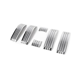 Chrom Zierleisten für Kühlergrill (2017-2023) Toyota Land Cruiser Prado 150 2009-2023 Foto 2