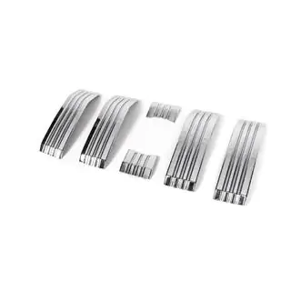 Chrom Zierleisten für Kühlergrill (2017-2023) Toyota Land Cruiser Prado 150 2009-2023 Foto 2