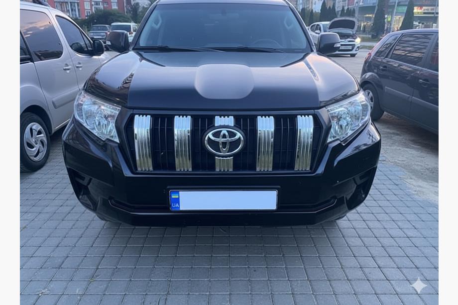 Toyota Land Cruiser Prado 150 2009-2023 Chrom Zierleisten für Kühlergrill (2017-2023) Image
