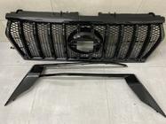 Toyota Land Cruiser Prado 150 2009-2023 Frontgrill 2017↗ LED (Zeus Black, mit Black Wimpern) Foto 3