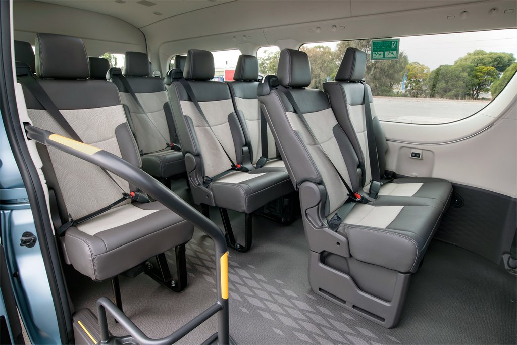 Übersicht Kleinbus Toyota Hiace neuen Generation