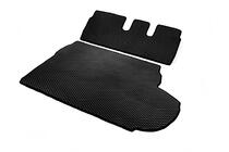 Peugeot 4007 2007-2013 Kofferraummatte (EVA, Schwarz) 7-Sitzer Foto 6