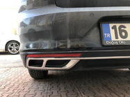 Volkswagen Passat B8 2015-2023 Auspuffblenden Carmos SD/SW (2019+, 3 Stk, Edelstahl) Foto 2