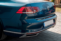 Volkswagen Passat B8 2015-2023 Auspuffblenden OmsaLine SD/SW (2019+, 3 Stk, Edelstahl) Foto 2