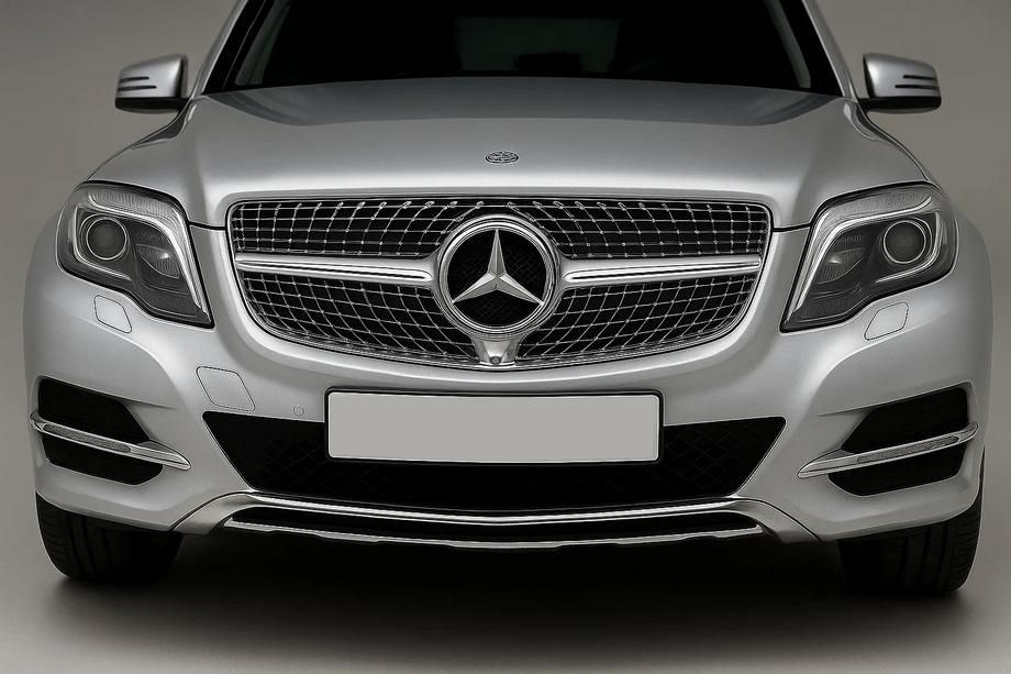 Mercedes GLK class X204 2008-2015 Frontgrill Diamond Silber (2013-2015) Ohne Kamera Foto 1