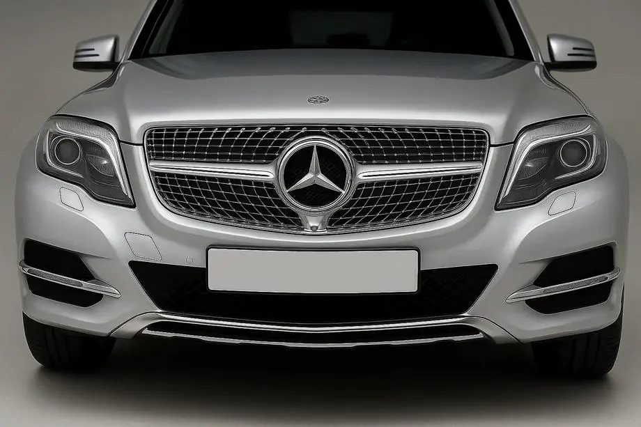 Mercedes GLK class X204 2008-2015 Frontgrill Diamond Silber (2013-2015) Image