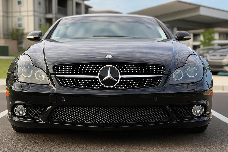 Mercedes CLS C219 2004-2010 Frontgrill (2008-2010, Diamond Silver) Image