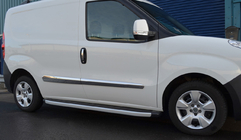 Fiat Doblo II 2010-2022 Türleisten Edelstahl (4 Stk.) Carmos - Türkischer Edelstahl Foto 3