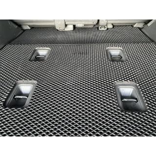 Kofferraummatte 2 Stk (EVA, 7-Sitzer, Schwarz) Toyota Land Cruiser 200 2007-2021 Foto 3