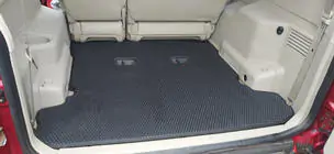 Mitsubishi Pajero Wagon III 1999-2006 Kofferraummatte EVA Schwarz Foto 1