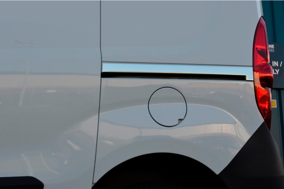 Fiat Doblo II 2010-2022 Breite Edelstahl Zierleisten für Schiebetür (2 Stk.) Foto 2