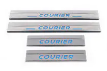 Ford Courier 2014-2023 Einstiegsleisten Edelstahl Carmos V2 (4 Stk) Foto 2
