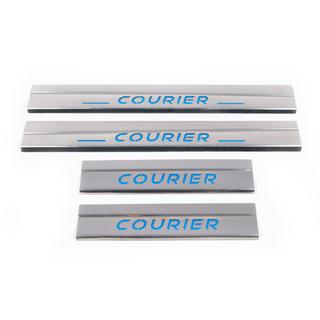 Einstiegsleisten Edelstahl Carmos V2 (4 Stk) Ford Courier 2014-2023 Foto 2