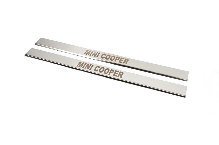 Mini Cooper R50/52/53 2000-2006 Einstiegsleisten Abdeckungen (Carmos, 2 Stk., Edelstahl) Image