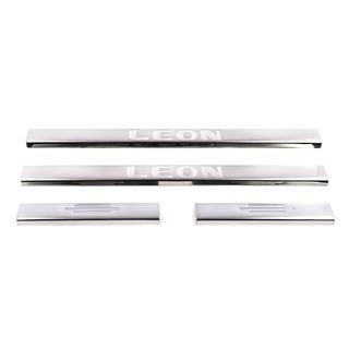 Einstiegsleisten Carmos V1 (4 Stk, Edelstahl) Seat Leon 2013-2020 Foto 2