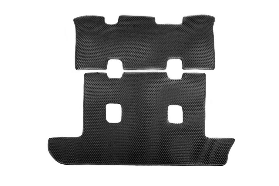 Toyota Land Cruiser 100 1998-2007 Kofferraummatte 2 Stk Schwarz (EVA, 7 Sitze) Foto 2