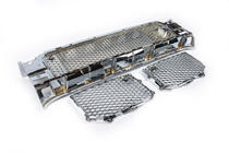 Mercedes G class W463 1990-2018 Satz Kühlergrills für Stoßstange (AMG, Chrom) Foto 3
