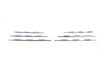 Peugeot Partner/Rifter 2019- Chrom Kühlergrill Abdeckungen (Edelstahl) Foto 3