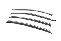 Opel Astra K 2016-2021 Windabweiser mit Chromleiste HB (4 Stk, Niken) Foto 1