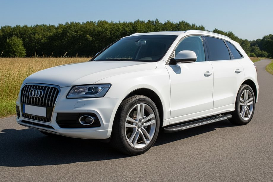 Audi Q5 2008-2017 Trittbretter Bosphorus Grey (2 Stk., Aluminium) Image