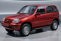 Chevrolet Niva 1998-2020 Seitenschweller Maya Red (2 Stk., Aluminium) Foto 1