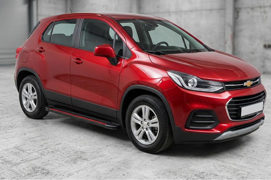 Chevrolet Trax 2012-2023 Seitenschweller Maya Red (2 Stk., Aluminium) Image