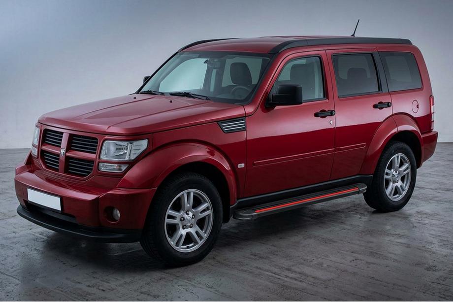 Dodge Nitro 2006-2011 Seitenschweller Maya Red (2 Stk., Aluminium) Image