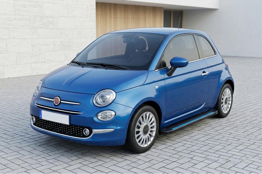 Fiat 500/500L 2013-2022 Seitenschweller Maya Blue (2 Stk., Aluminium) Image