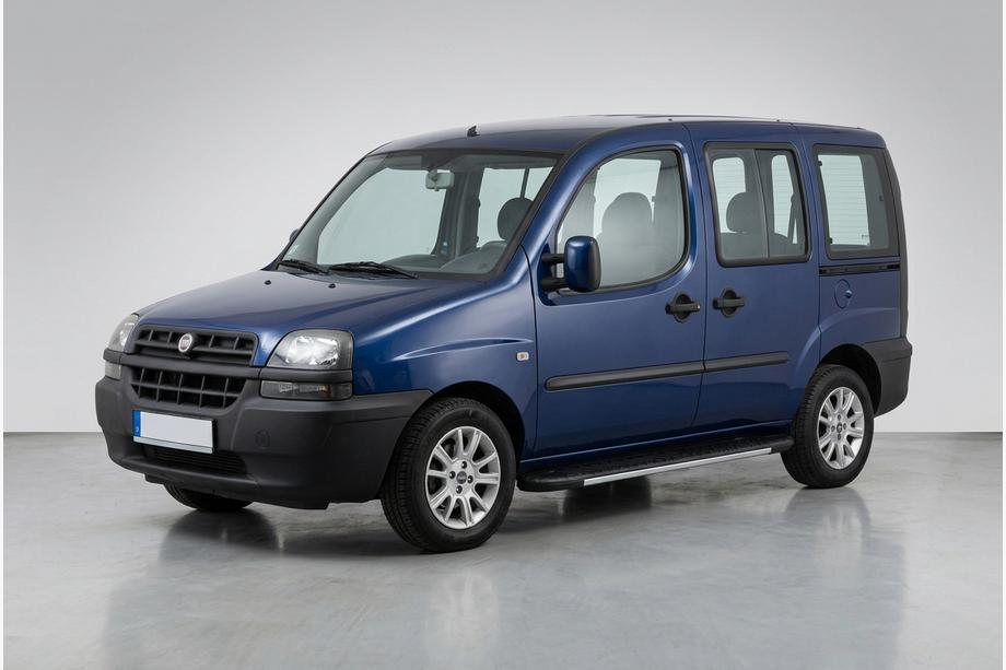 Fiat Doblo I 2001-2005 Trittbretter Bosphorus Grey (2 Stk., Aluminium) Image