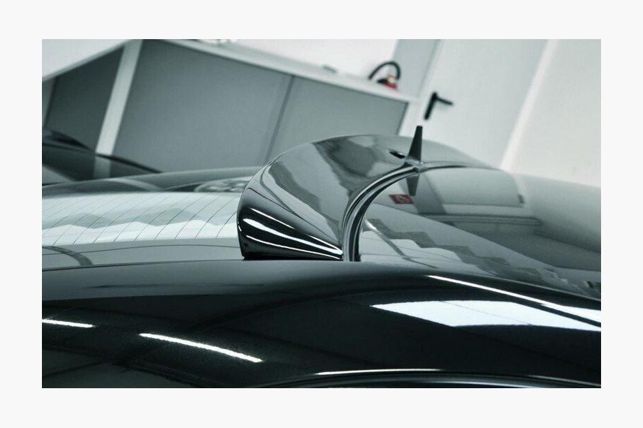 Mercedes E-class W211 2002-2009 Heckscheibenblende (ABS, lackierbar) Image