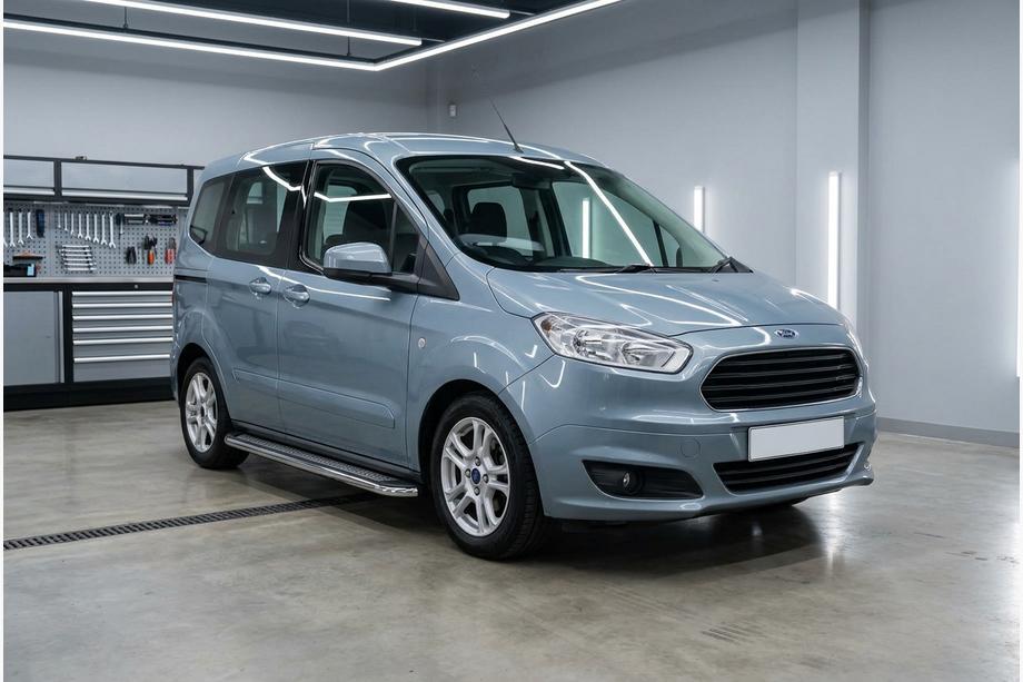 Ford Courier 2014-2023 Trittbretter Maydos V2 (2 Stk., Edelstahl) Image